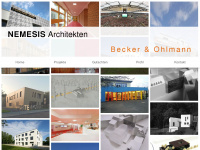 nemesis-architecture.de Webseite Vorschau