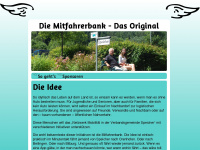 mitfahrerbank.com Webseite Vorschau