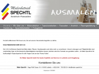 maler-spechtl.at Webseite Vorschau
