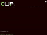 cup-cafe.at Webseite Vorschau