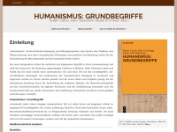 humanismus-grundbegriffe.de Webseite Vorschau