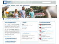 jura.uni-wuerzburg.de Webseite Vorschau