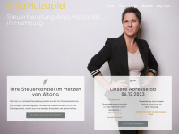 holzapfel-steuerberatung.de Webseite Vorschau