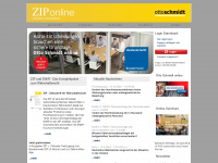 zip-online.de Webseite Vorschau