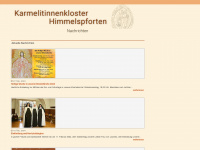 karmelitinnen-wuerzburg.de Webseite Vorschau