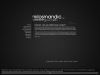 milosmandic.com Webseite Vorschau