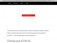 iconaircraft.com Webseite Vorschau