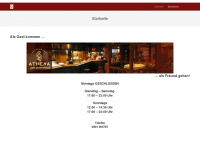 restaurant-athena.de Webseite Vorschau
