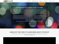 cityscoot.com Webseite Vorschau