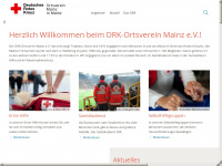 drkovmainz.de Webseite Vorschau