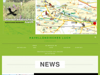 havellaendisches-luch.de Webseite Vorschau