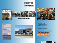motorradwerkstatt-zeller.de Webseite Vorschau