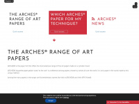 arches-papers.com Webseite Vorschau