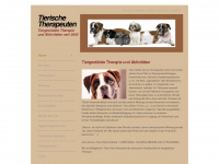 tier-therapeuten.de Webseite Vorschau