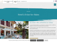 hotel-france-evian.fr Webseite Vorschau