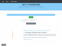 get-a-password.com Webseite Vorschau