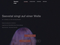 seevetal-singt.de Webseite Vorschau