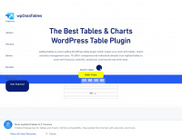wpdatatables.com Webseite Vorschau