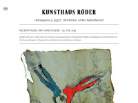kunsthaus-roeder.de Webseite Vorschau