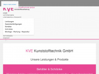 kve-kunststofftechnik.de Webseite Vorschau