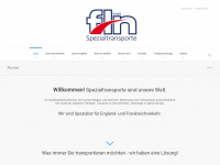 fln-spezialtransporte.de Webseite Vorschau