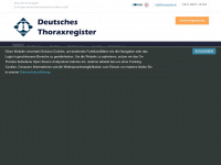 thoraxregister.de Webseite Vorschau