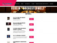orchesterwelt.at Webseite Vorschau