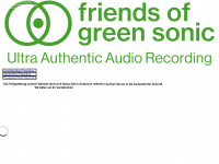 green-sonic.com Webseite Vorschau