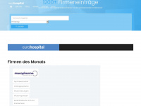 eurohospital.de Webseite Vorschau