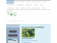 kunstundbieri.ch Webseite Vorschau