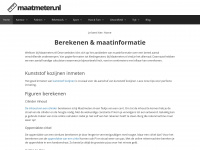 maatmeten.nl Webseite Vorschau