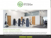 fit4sport.at Webseite Vorschau