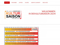gunskirchner-kultursaison.at Webseite Vorschau