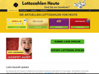 lottozahlenheute.com Webseite Vorschau