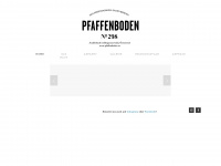 pfaffenboden.at Webseite Vorschau