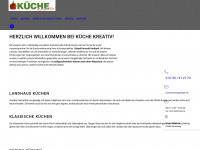 kueche-kreativ.eu Webseite Vorschau