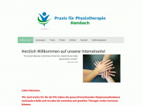 hambach-physio.de Webseite Vorschau