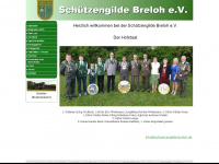 schuetzengilde-breloh.de Webseite Vorschau