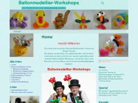 ballon-workshop.de Webseite Vorschau