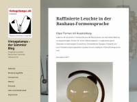 vintage-lamps.ch Webseite Vorschau
