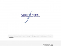 center-of-health.ch Webseite Vorschau