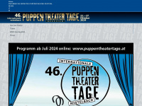 puppentheatertage.at Webseite Vorschau