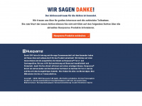 husqvarna-cashback.ch Webseite Vorschau