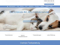 tierkrematorium-cremare.de Webseite Vorschau