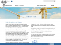 landshut-baut.de Webseite Vorschau