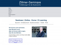 zillmer-seminare.de Webseite Vorschau