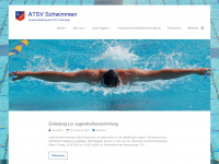 schwimmen-atsv.de Webseite Vorschau
