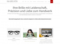 milazzo-optik.ch Webseite Vorschau