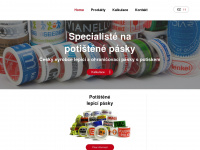 potisk-pasek.cz Webseite Vorschau
