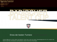badischer-talent-cup.de Webseite Vorschau
